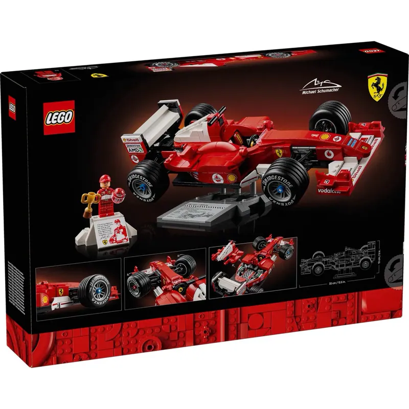 Lego 樂高 ICONS 11375 法拉利 F2004 & 麥可·舒馬克