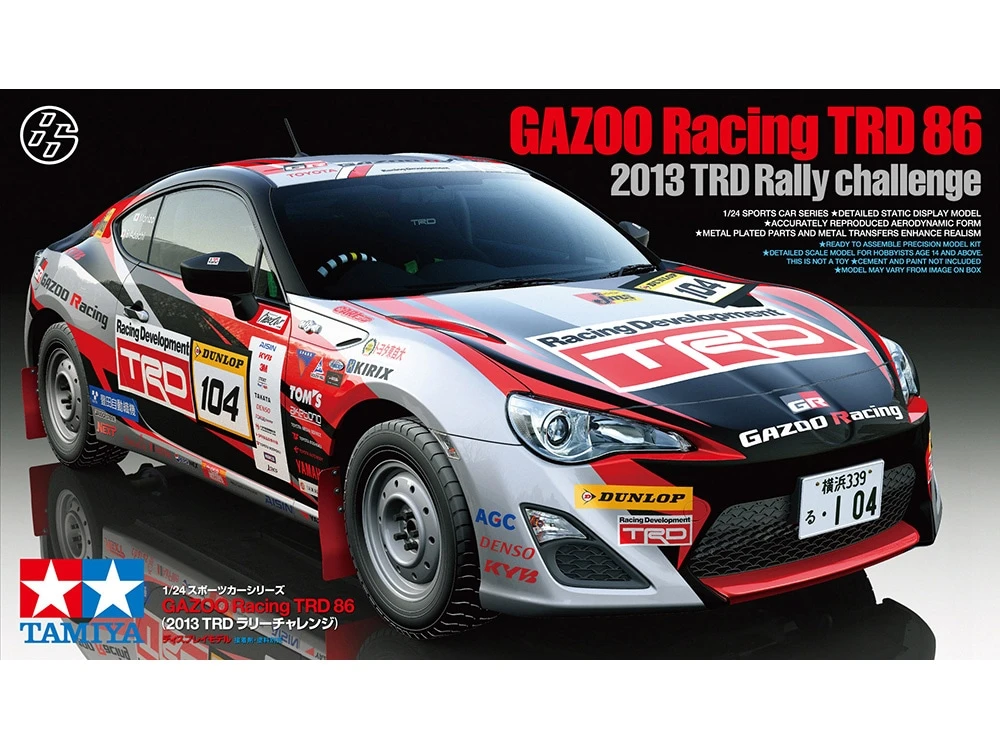 TAMIYA 24337 1/24 GAZOO TRD 86 2013 TRD RC