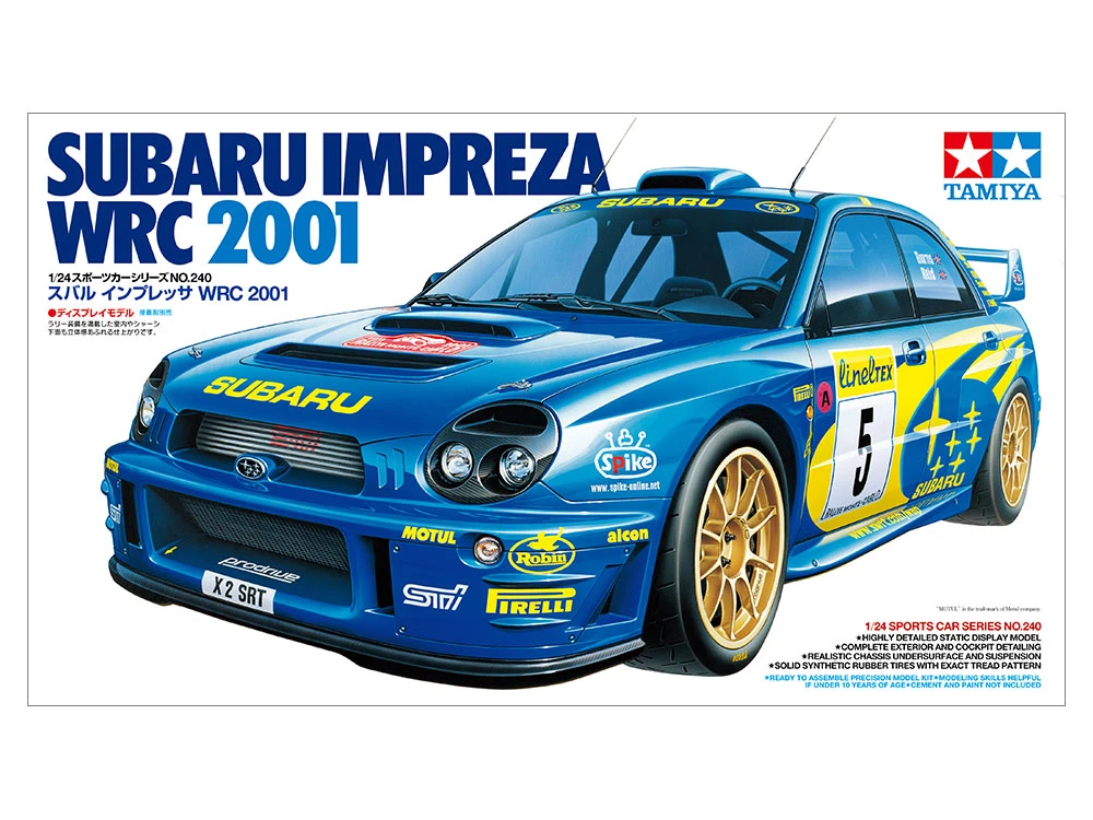 TAMIYA 24240 1/24 Subaru Impreza WRC 2001