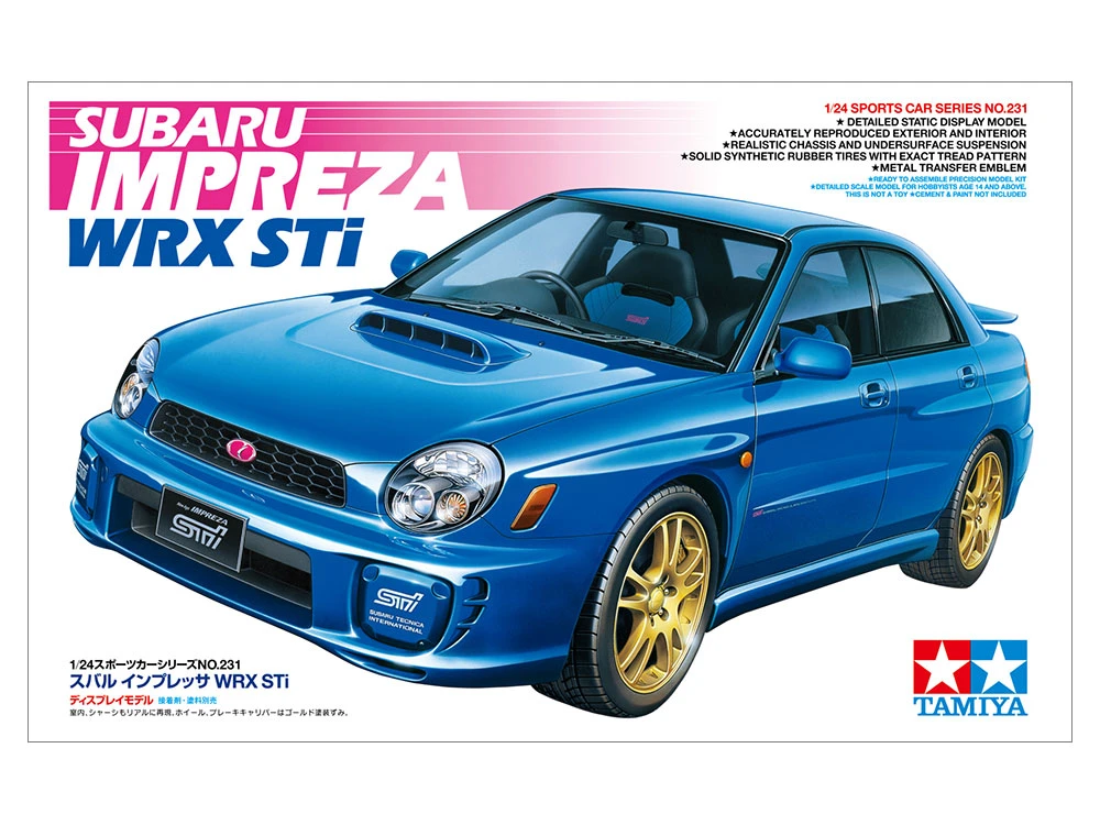 TAMIYA 24231 1/24 Subaru Impreza WRX Sti