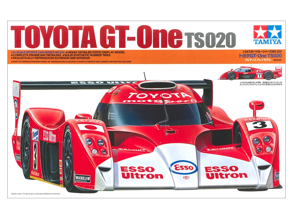 TAMIYA 24222 1/24 Toyota GT-One TS020