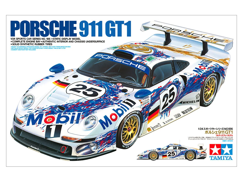 TAMIYA 24186 1/24 Porsche 911 GT1