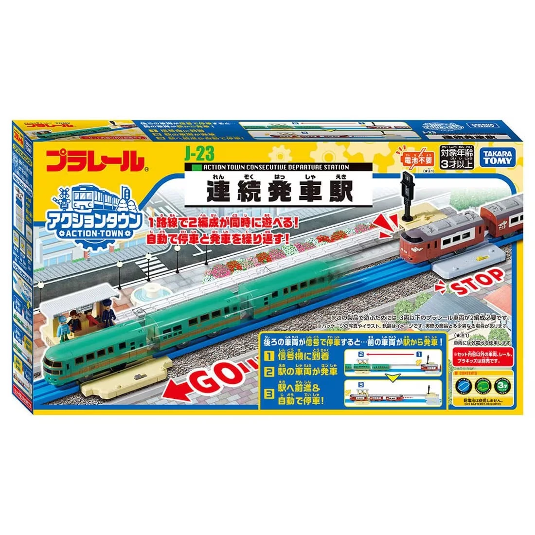 TakaraTomy Plarail 火車配件 J-23 自動發車站台