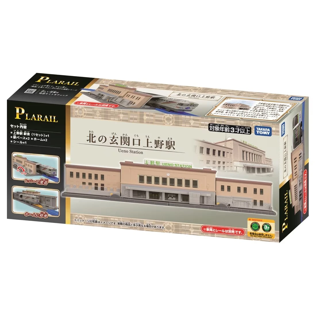 TakaraTomy Plarail 軌道場景組 上野車站大場景