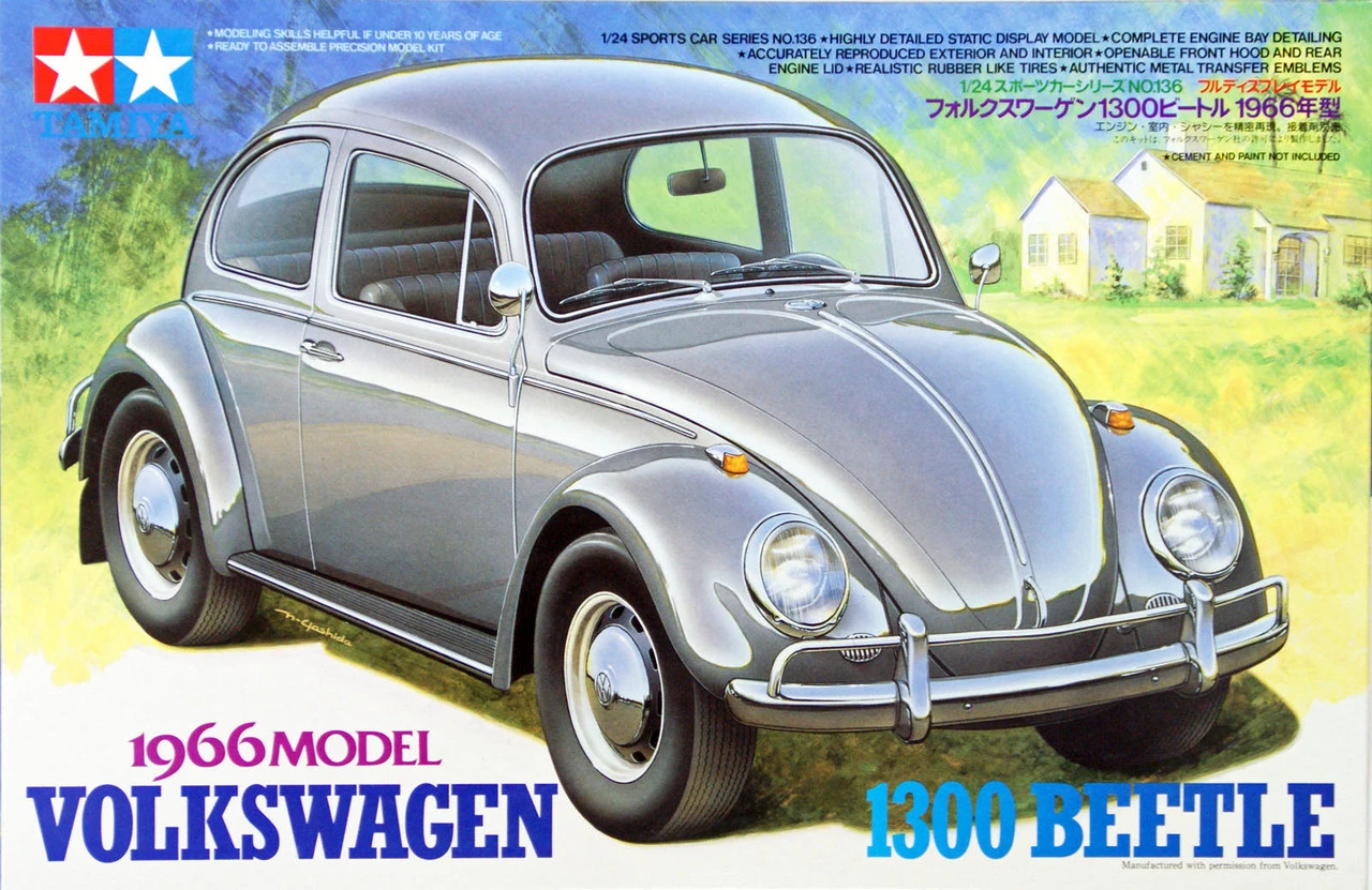 TAMIYA 24136 1/24 Volkswagen 1300 Beetle