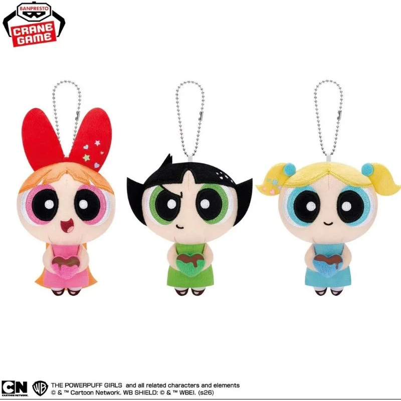 Banpresto 景品 飛天小女警 絨毛玩偶 吊娃 三款一套