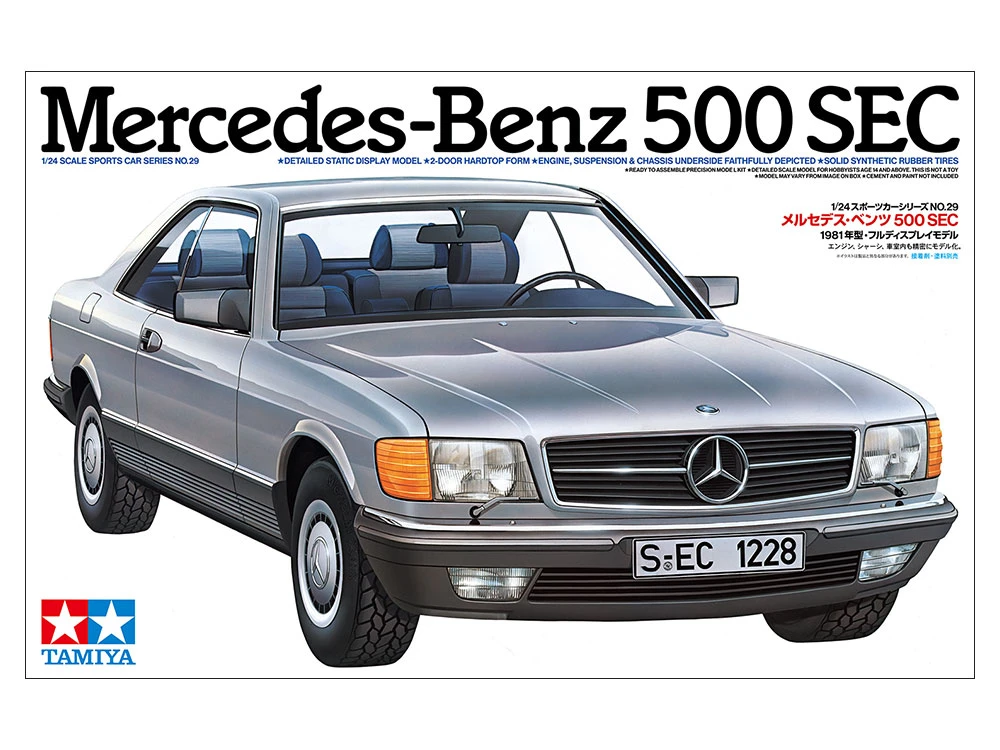 TAMIYA 24029 1/24 Mercedes Benz 500 SEC