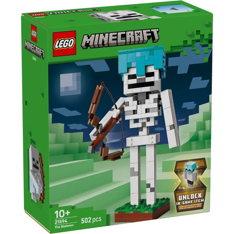 Lego 樂高  Minecraft 創世神系列 21594 骷髏