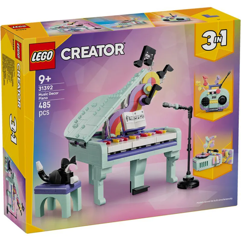 Lego 樂高  Creator 創意大師 31392 音樂裝飾鋼琴與貓咪