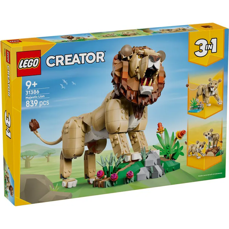 Lego 樂高  Creator 創意大師 31386 野生動物 威風獅子