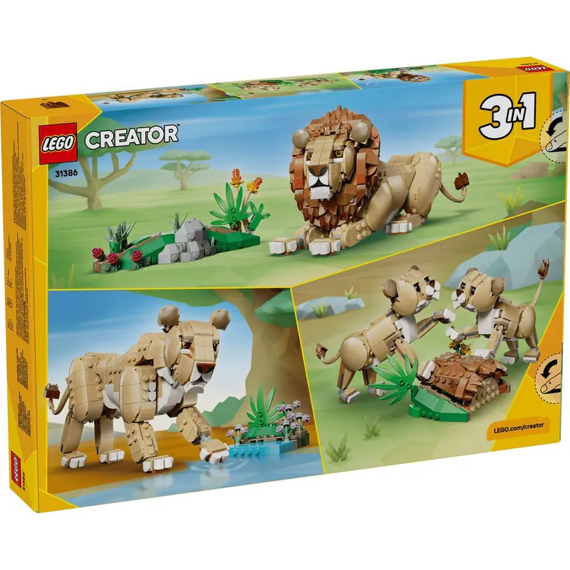Lego 樂高  Creator 創意大師 31386 野生動物 威風獅子