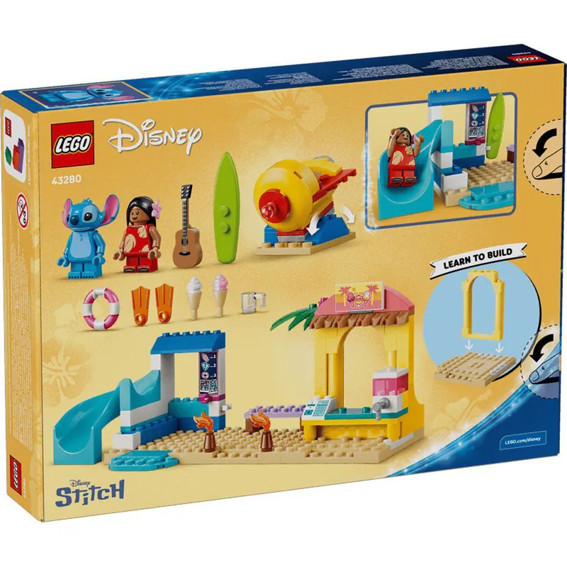 Lego 樂高  Disney 迪士尼 43280 史迪奇 與莉蘿和史迪奇樂遊海灘