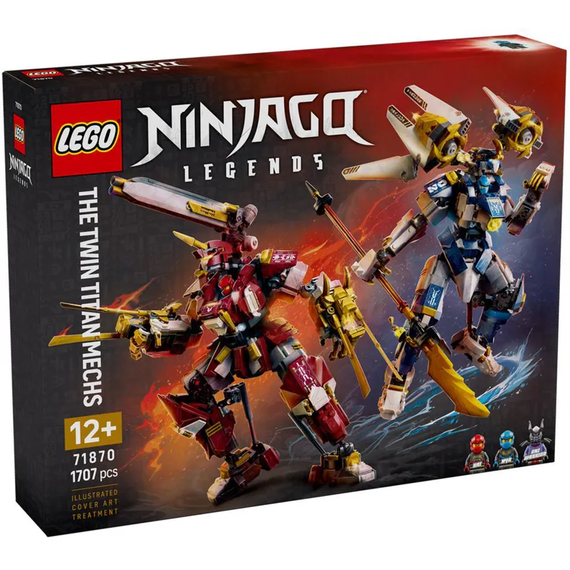 Lego 樂高  Ninjago 忍者 71870 雙子鈦機械人