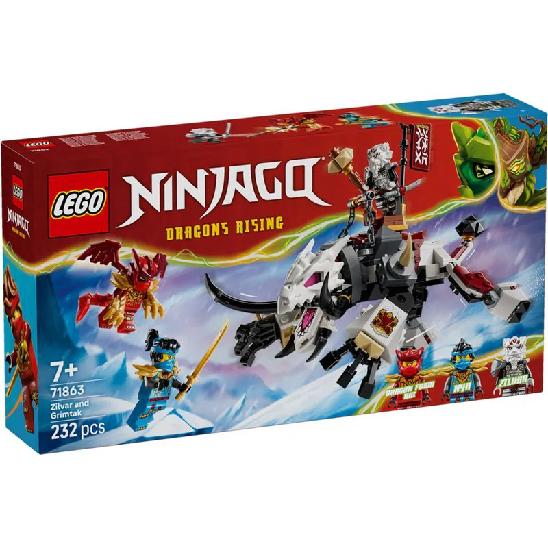 Lego 樂高  Ninjago 忍者 71863 季瓦和龍獸格林塔克