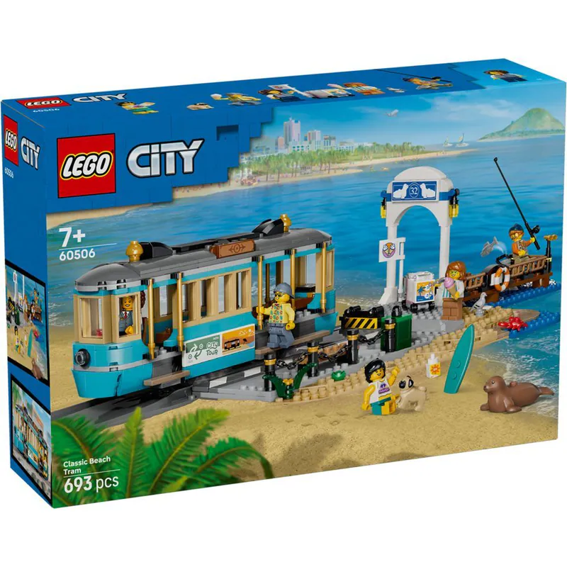 Lego 樂高  CITY城市 60506 經典海灘路面電車