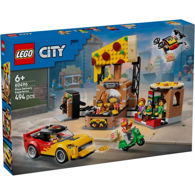 Lego 樂高  CITY城市 60496 披薩外送體驗載具組