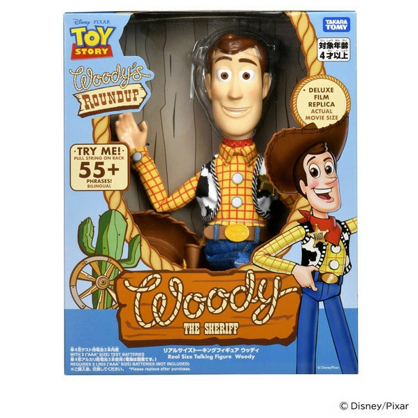 Takaratomy 玩具總動員5 ToyStory5 1:1 有聲人偶 胡迪