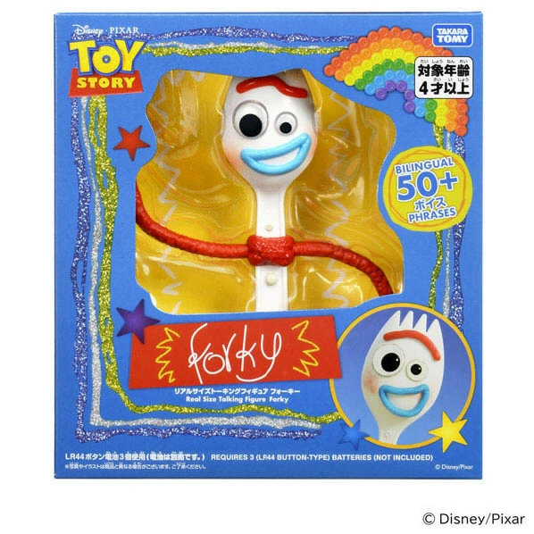 Takaratomy 玩具總動員5 ToyStory5 1:1 有聲人偶 叉奇