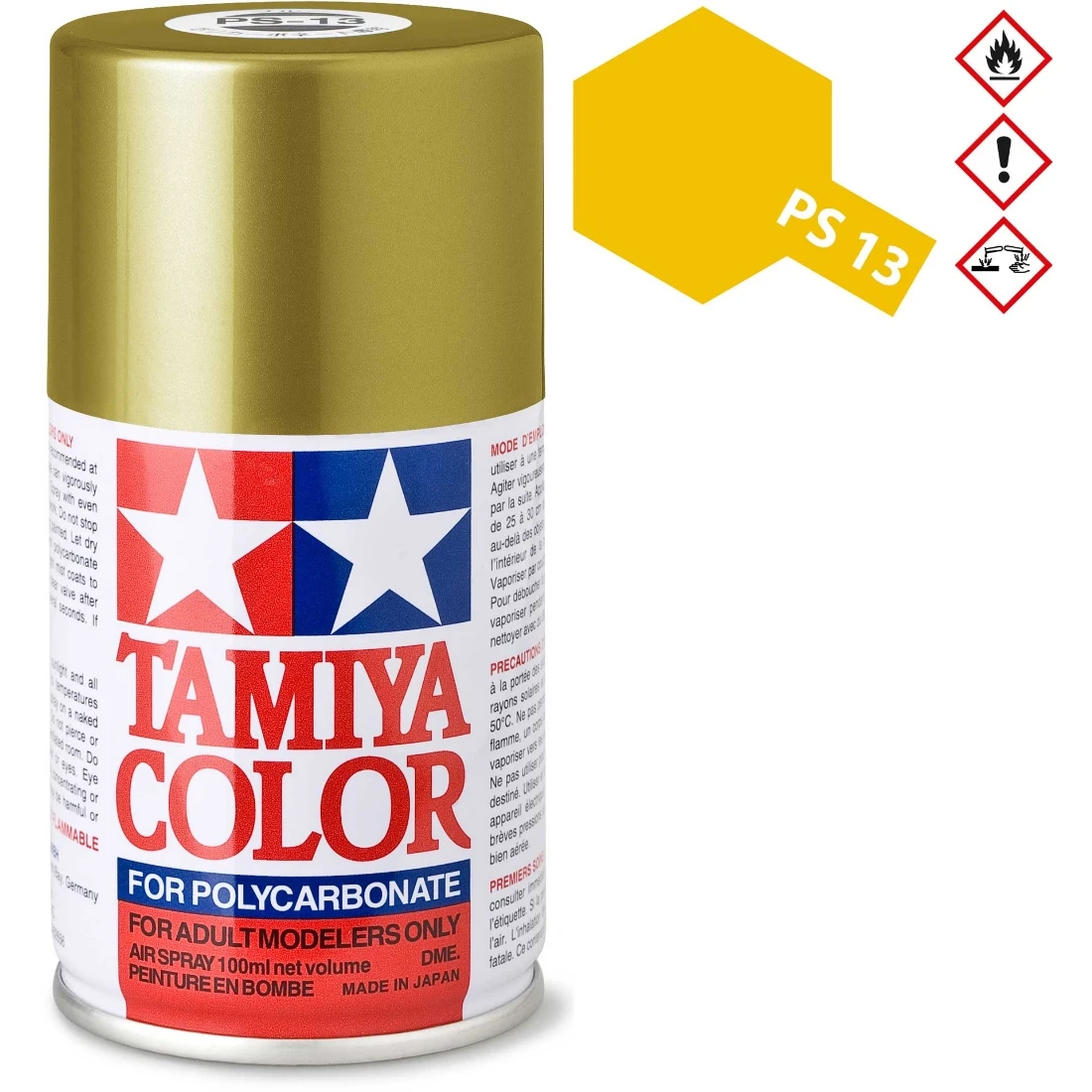 TAMIYA 田宮 PS-13 金黃色 噴漆