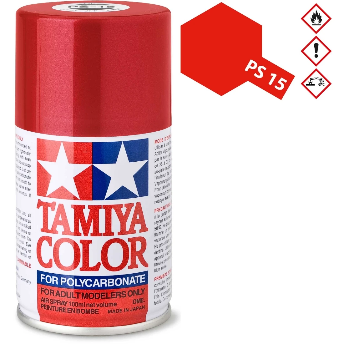 TAMIYA 田宮 PS-15 金屬紅色 噴漆