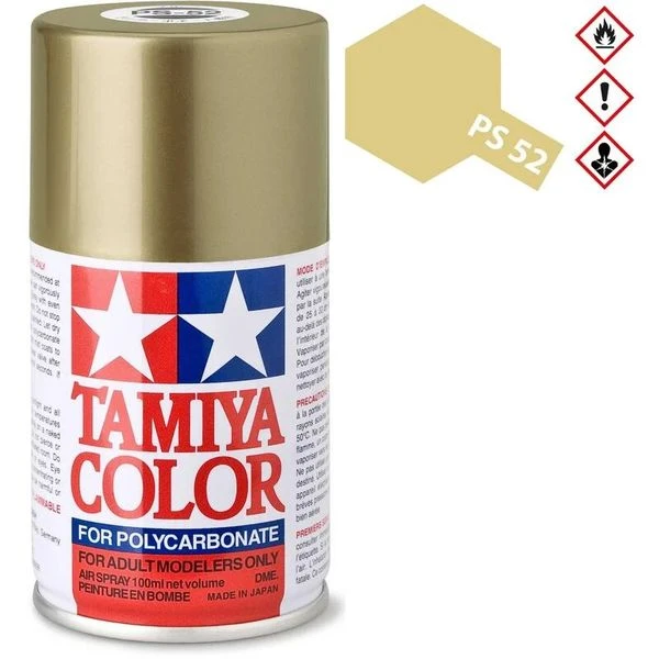 TAMIYA 田宮 PS-52 香檳金鋁合金陽極氧化色 噴漆