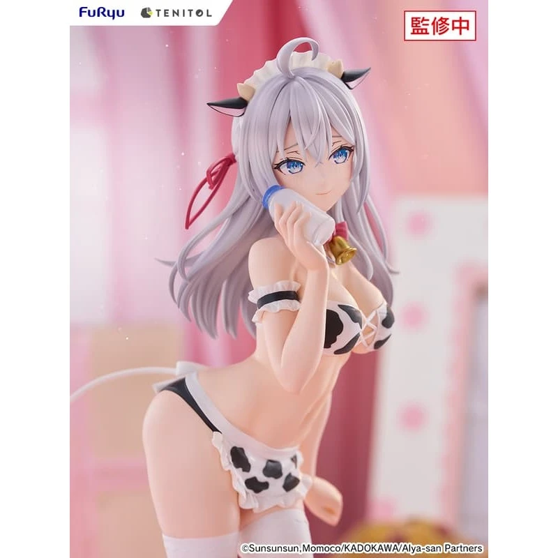 FuRyu TENITOL TALL 不時輕聲地以俄語遮羞的鄰座艾莉同學 艾莉莎 乳牛裝