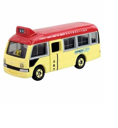 Tomica 香港巴士 Toyota Coaster Minibus 紅色 亞洲限定