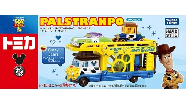 Tomica DT 玩具總動員5 迪士尼小汽車運輸車 胡迪