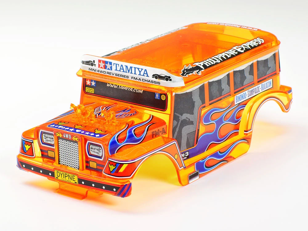TAMIYA 95632 四驅車專用 透明橘色吉普尼車殼 FM-A底盤用