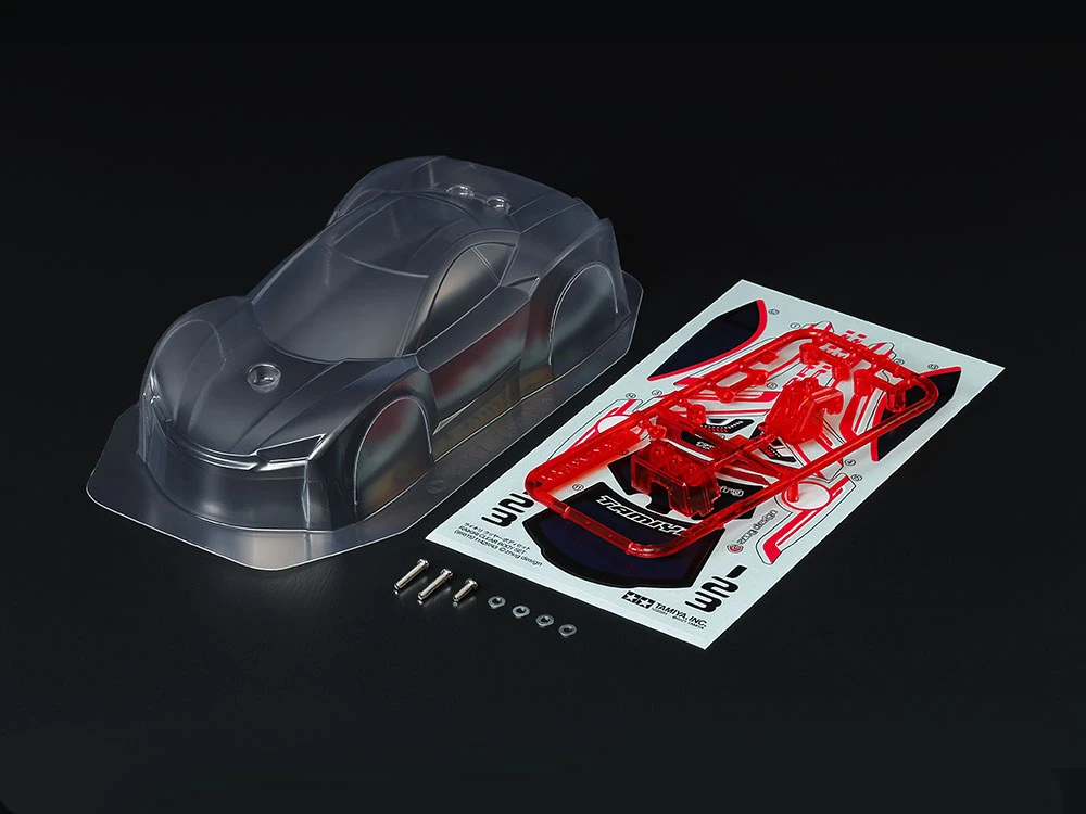 TAMIYA 95615 四驅車專用 RAIKIRI雷切 透明軟殼套裝