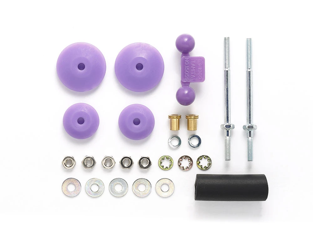 TAMIYA 95518 四驅車專用 紫色大直徑穩定器頭套裝 11/15mm