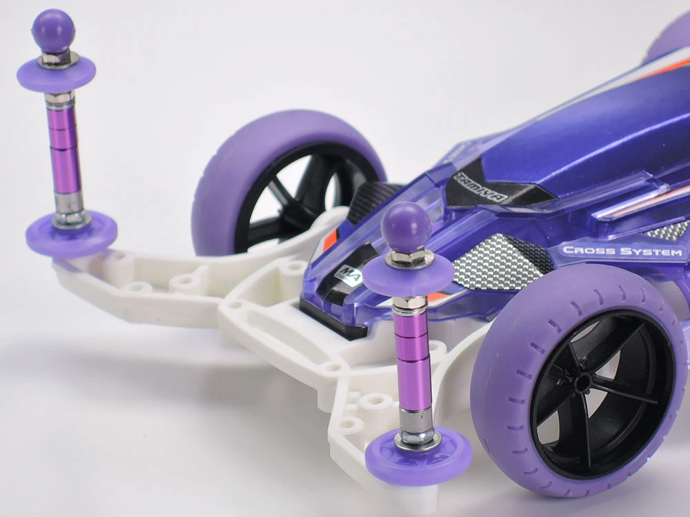 TAMIYA 95518 四驅車專用 紫色大直徑穩定器頭套裝 11/15mm