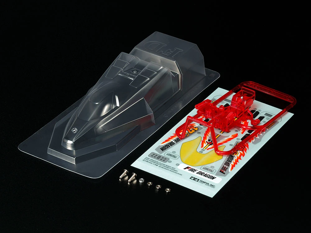 TAMIYA 95406 四驅車專用 火龍軟殼 透明軟車殼