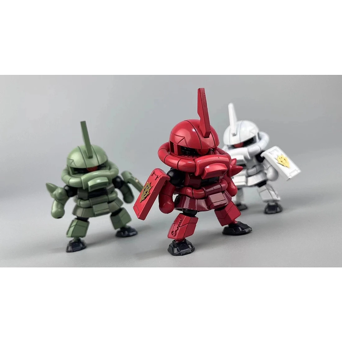 超星模玩 魔力三戰士 第二彈 SD 薩克 ZAKU 三款一套