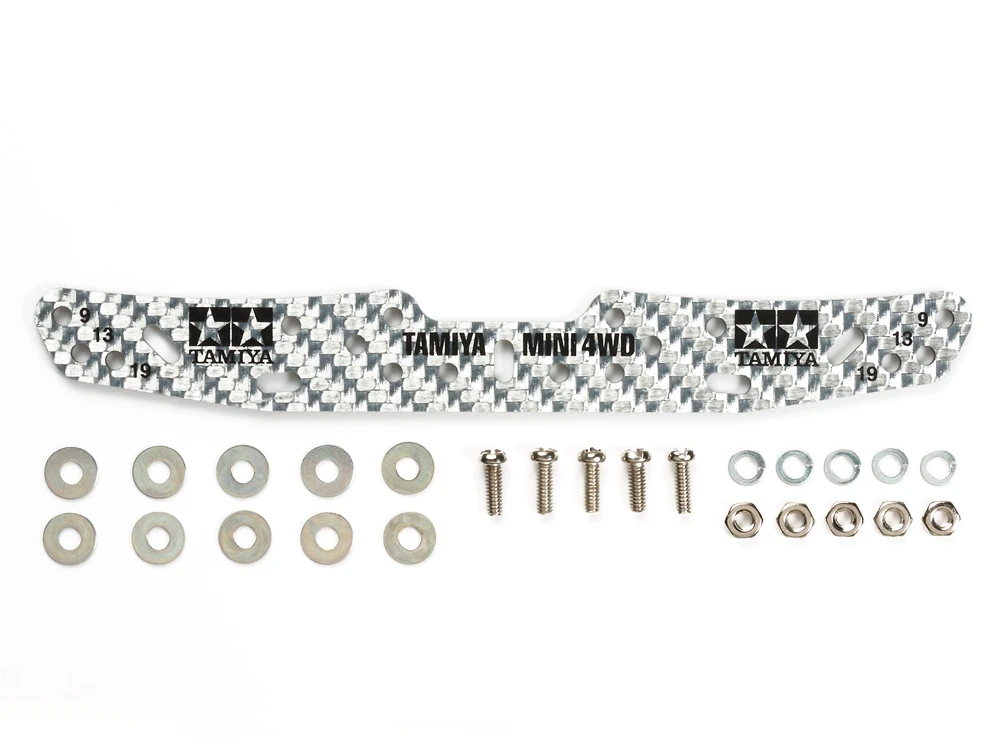 特價 Tamiya 95305 銀色碳纖前翼 多功能前翼 草字前翼 1.5mm