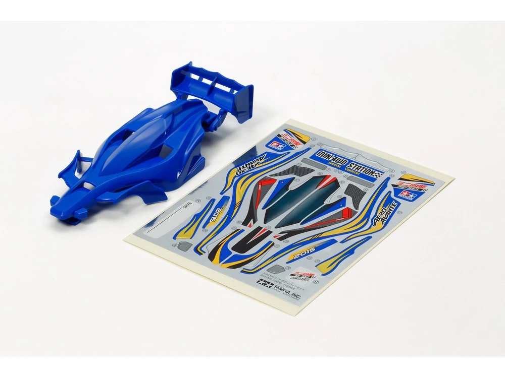 TAMIYA 95081 四驅車專用 AERO AVANTE 車殼 藍色 AR底盤適用