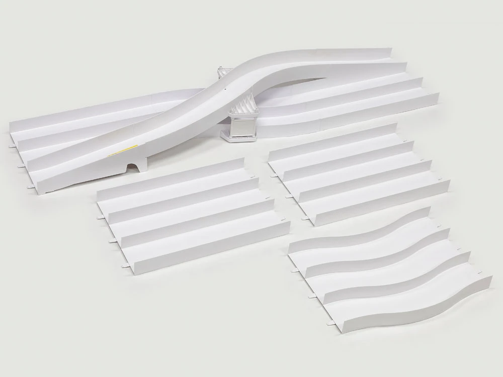 TAMIYA 69579 四驅車專用 三軌專用賽道白色交換軌