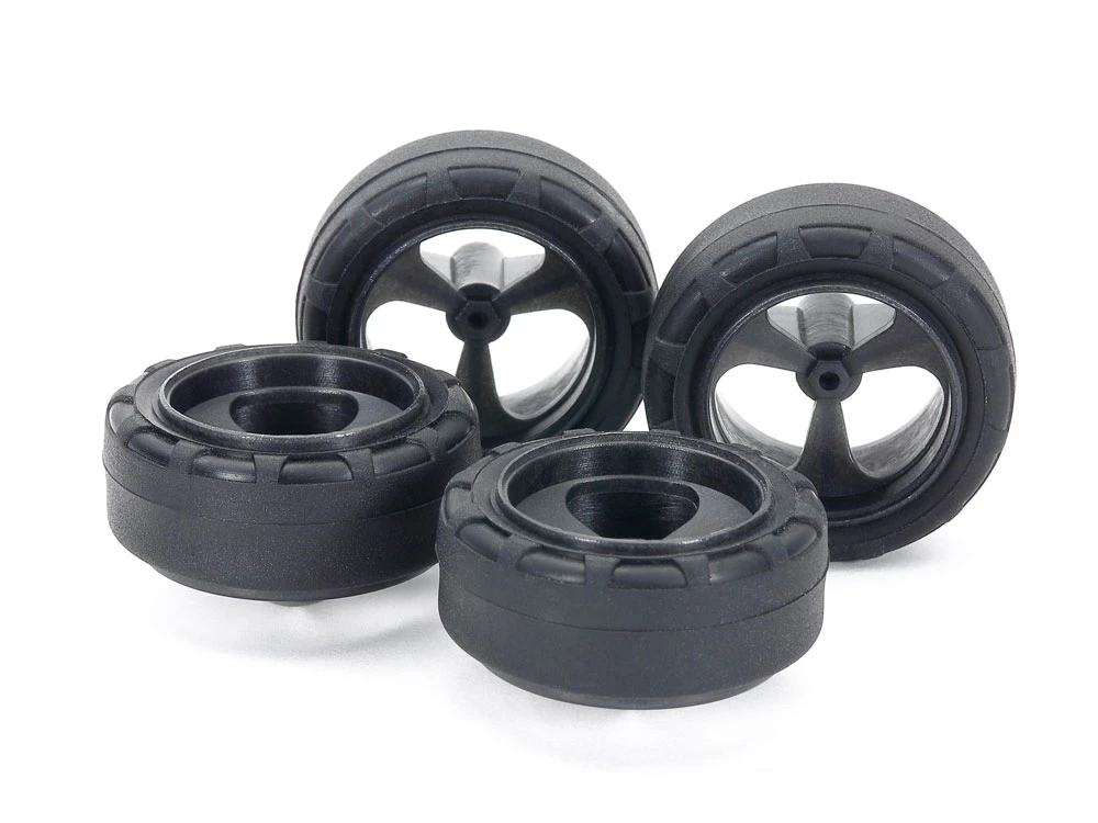 TAMIYA 15541 四驅車專用 低摩擦 碳纖維強化黑胎 24mm