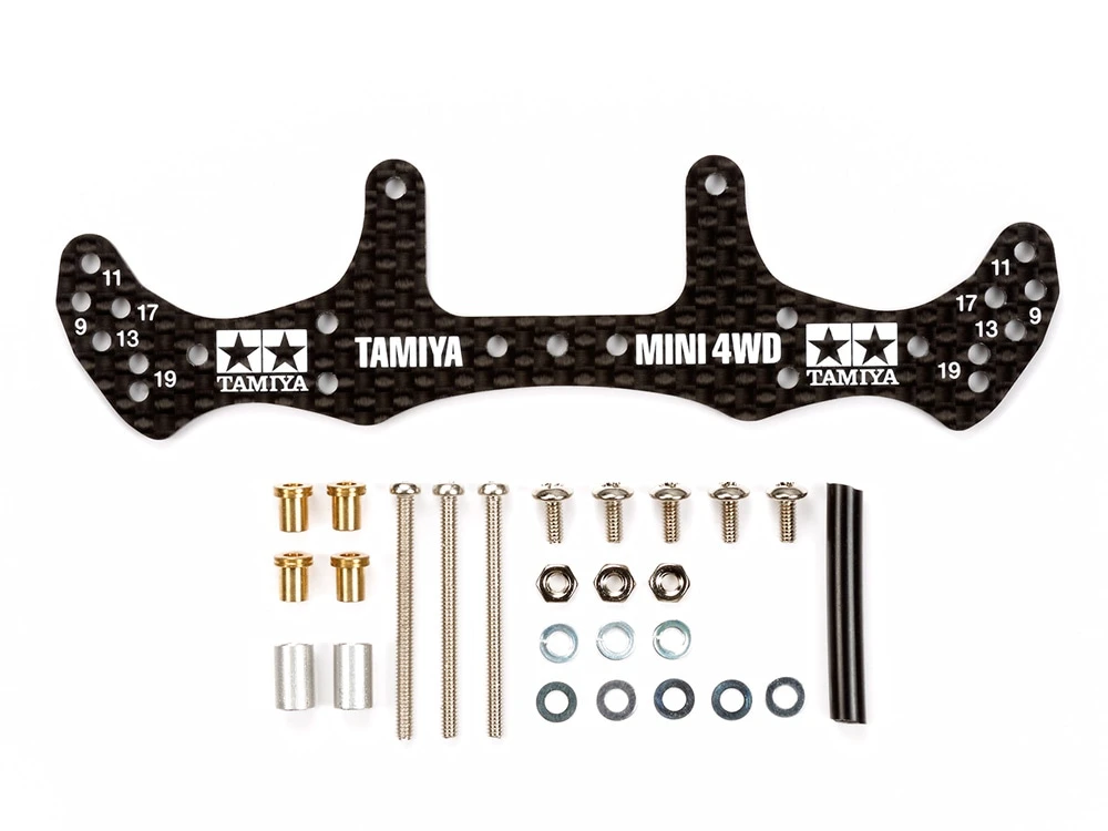 TAMIYA 15499 四驅車專用 HG CARBON WIDE REAR PLATE 1.5mm
