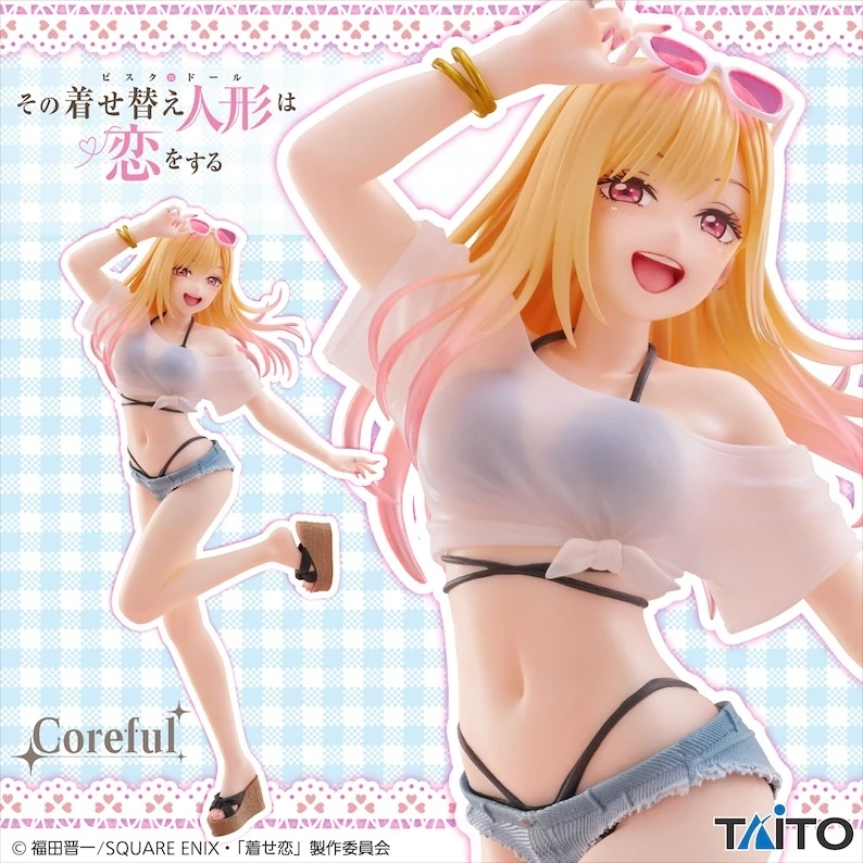 TAITO 景品 戀上換裝娃娃 Coreful 喜多川海夢 泳裝