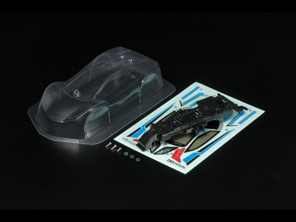 TAMIYA 15482 四驅車專用 VELDAGA CLEAR 透明車殼套裝