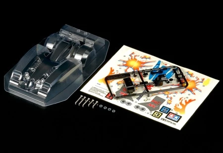 TAMIYA 15447 四驅車專用 火鳥XX 透明車殼套裝