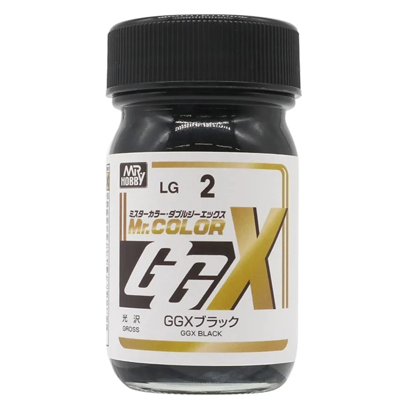 GUNZE 郡氏 GSI LG2 GGX 亮光 黑色 硝基漆 60ml