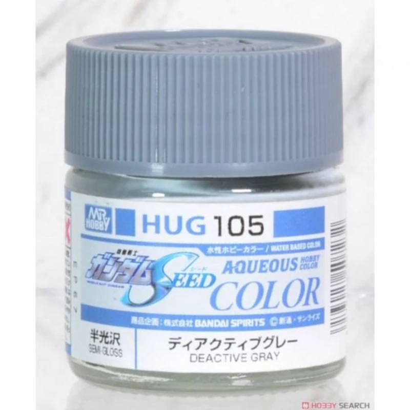 GUNZE 郡氏 GSI 水性漆 鋼彈專用 半光澤 HUG105 未啟動灰色