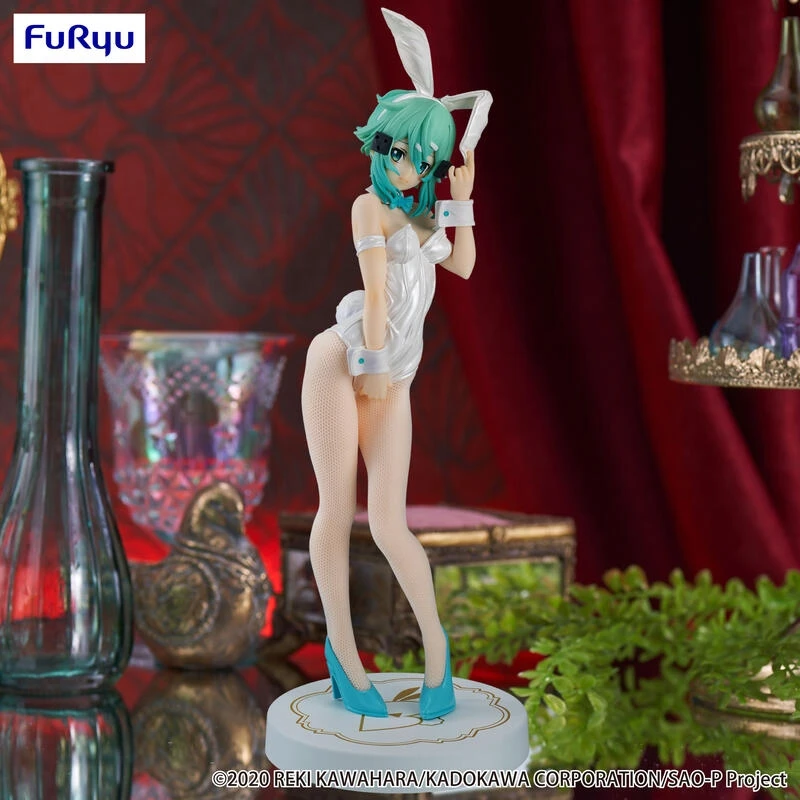 Furyu 景品 BiCute 刀劍神域 詩乃 兔女郎 珍珠白