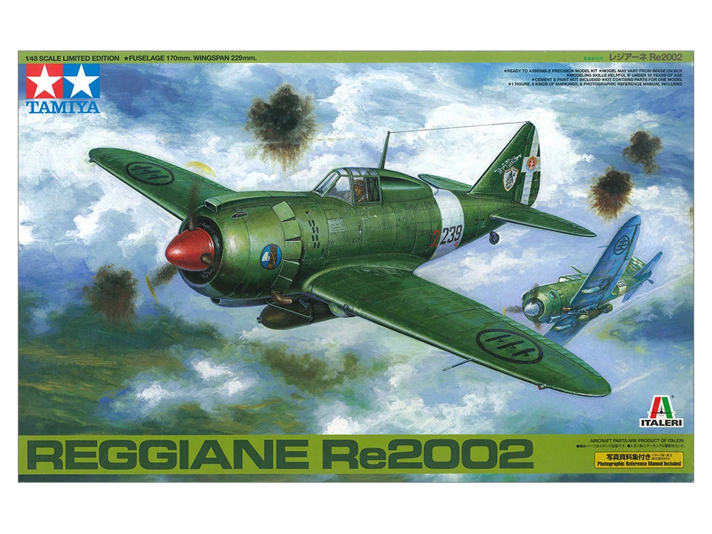 TAMIYA 89787 1/48 Reggiane Re2002(附寫真資料集)
