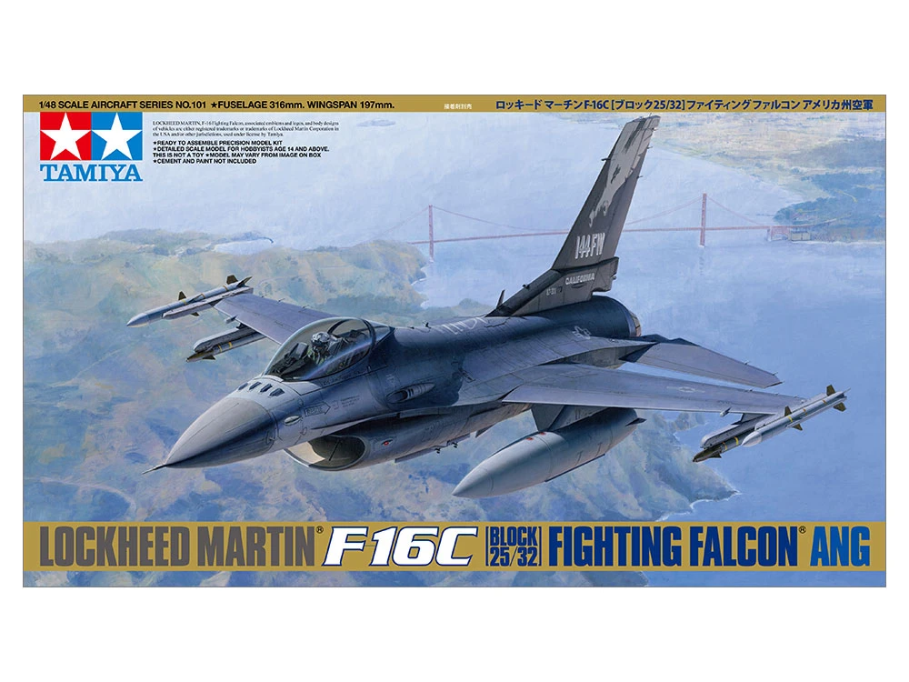 TAMIYA 61101 1/48 F-16C 戰鬥機