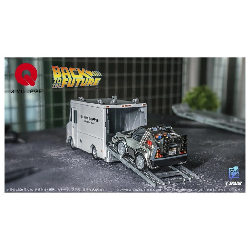 Takaratomy T-SPARK QV-04 回到未來第一部 時光機 時光車 DX套組
