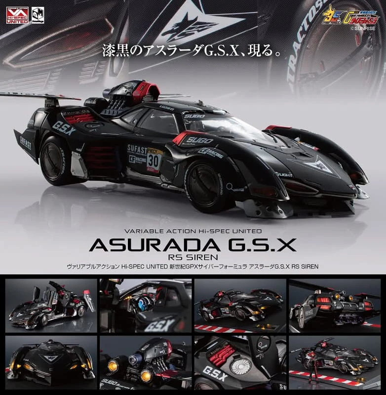 第一季預購 MH X threezero HI-SPEC 閃電霹靂車 阿斯拉 G.S.X RS SIREN 35周年 附展示盒
