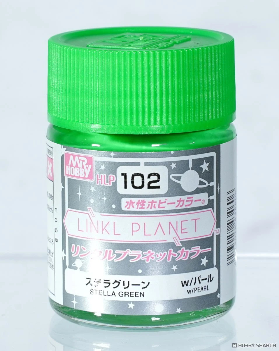 GUNZE 郡氏 GSI 新水性漆 LINKL PLANET 星光綠色 HLP102 18ml
